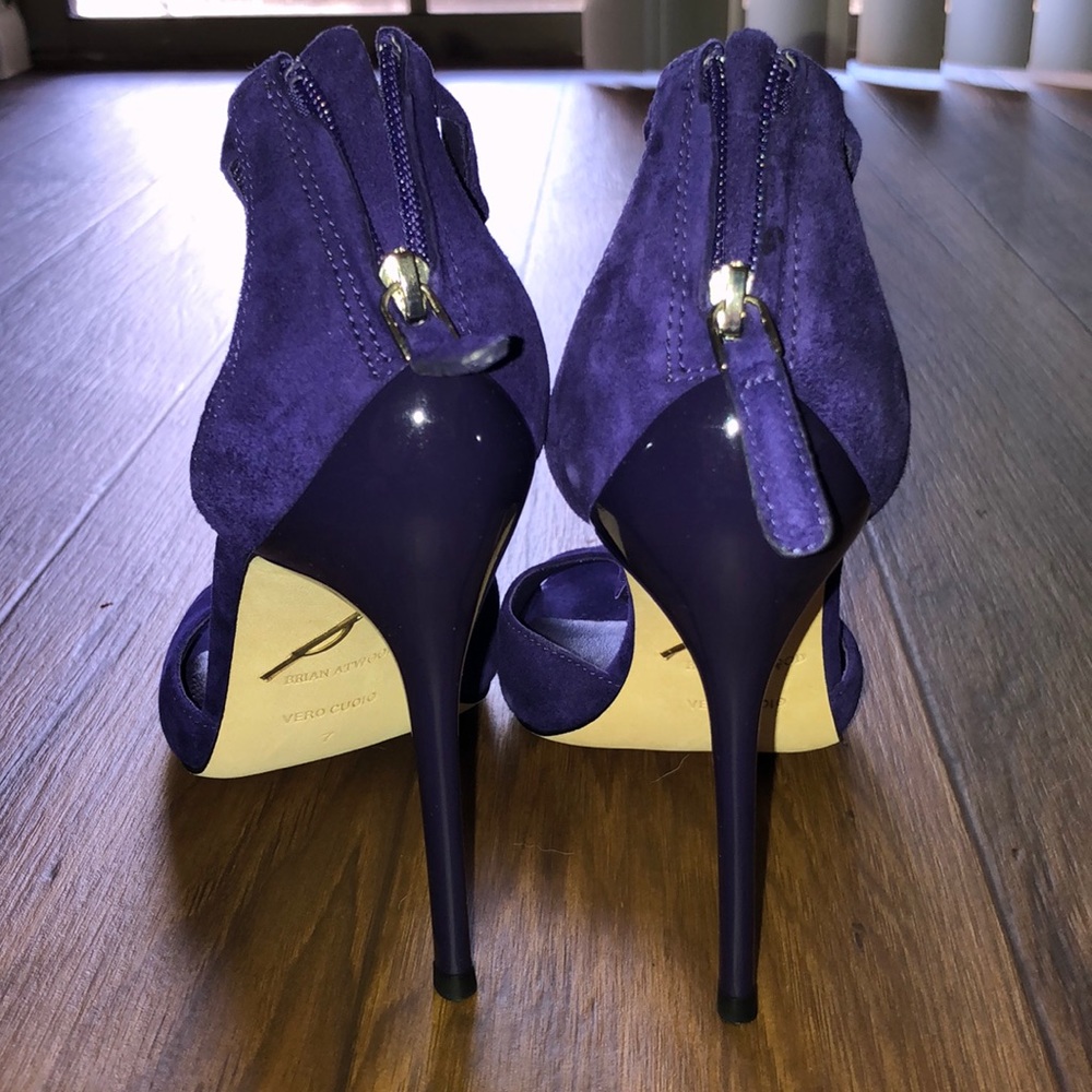 Brian Atwood dressy stiletto sandals size 7 - Picture 5 of 6